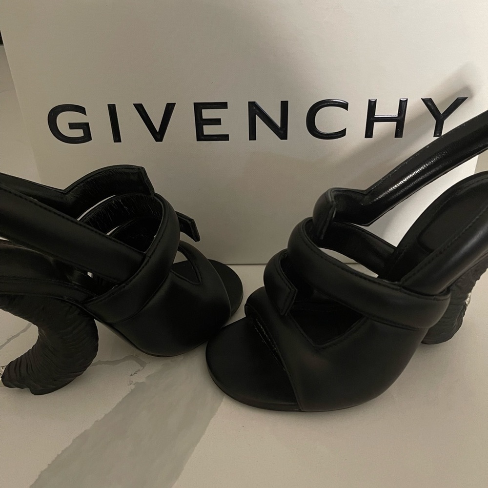 Ladies Givenchy heels. Worn only once. Prestine condition.